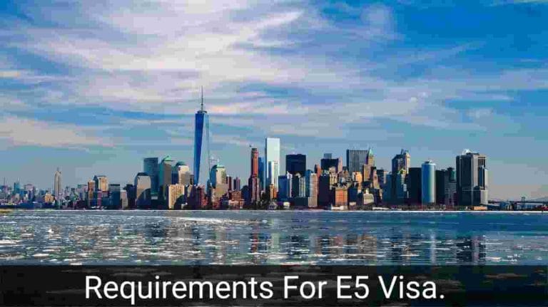 Requirements for EB-5 Visa