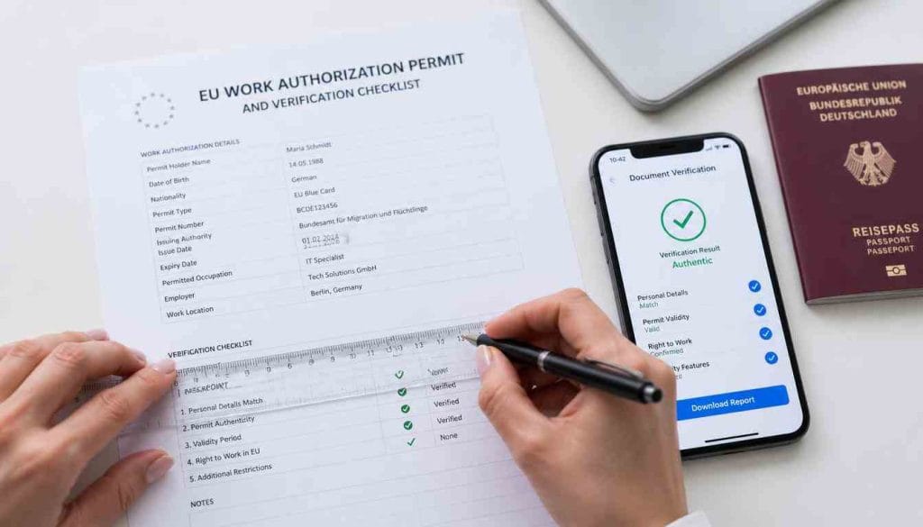 Verifying Polish Type A work permit documents and consular submission checklist