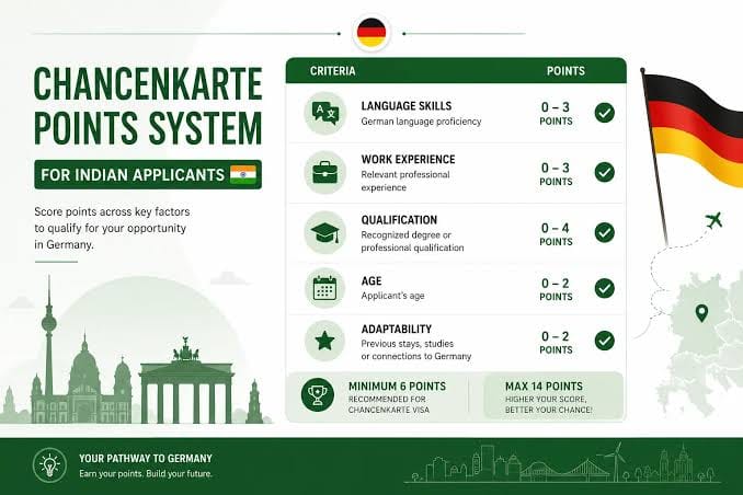 germany opportunity card points calculator and chancenkarte requirements