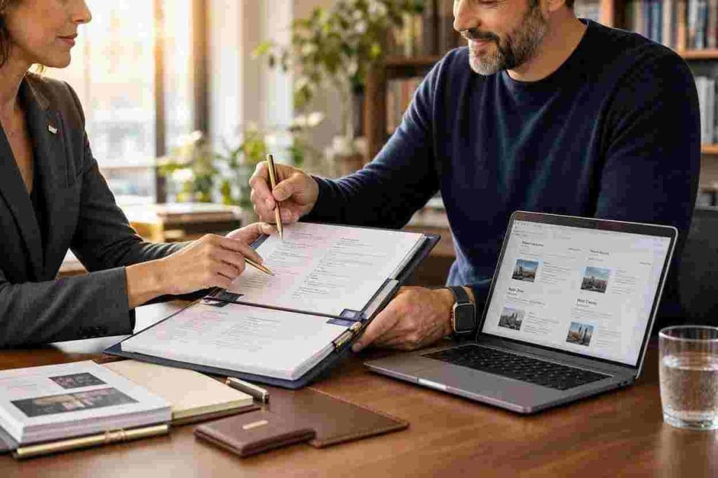 Comprehensive legal documentation and evidence portfolio structured for O1 visa requirements