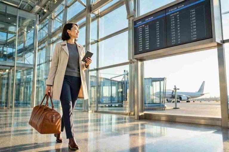 Global traveler preparing documents to meet the USA B1/B2 Visa Requirements for US embassy approval