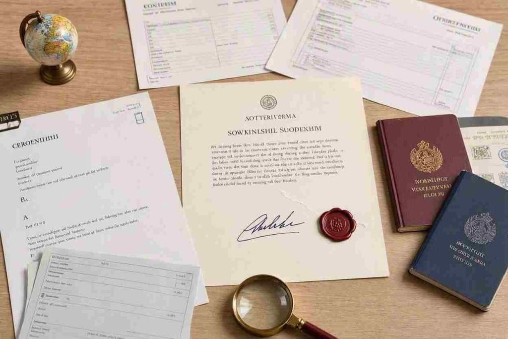 Supporting accommodation proofs and financial checklist for tourist visa invitation letter