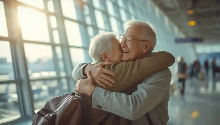 A complete guide on how to sponsor parents for green card USA showing a happy family reunited.